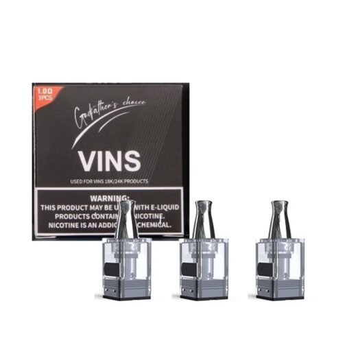 VINS 24K 小金磚 小銀磚 電子煙 小煙主機 煙彈 0.8 1.2 煙霧